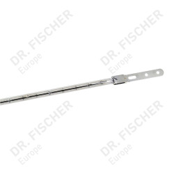 Lamp halogen Infrared DR. FISCHER 235V 4000W X-BENDED 2400K Lineare