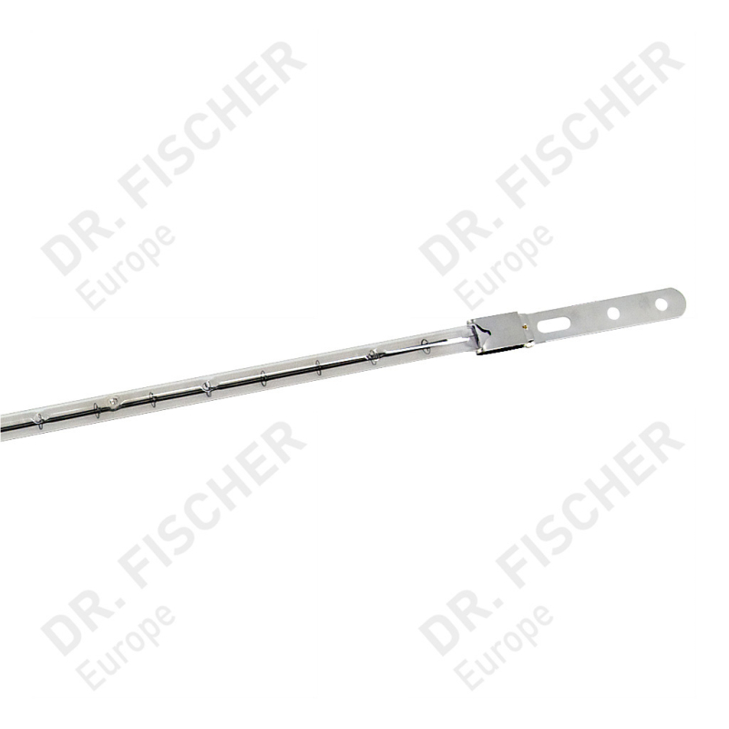 Lamp halogen Infrared DR. FISCHER 235V 4000W X-BENDED 2400K Lineare