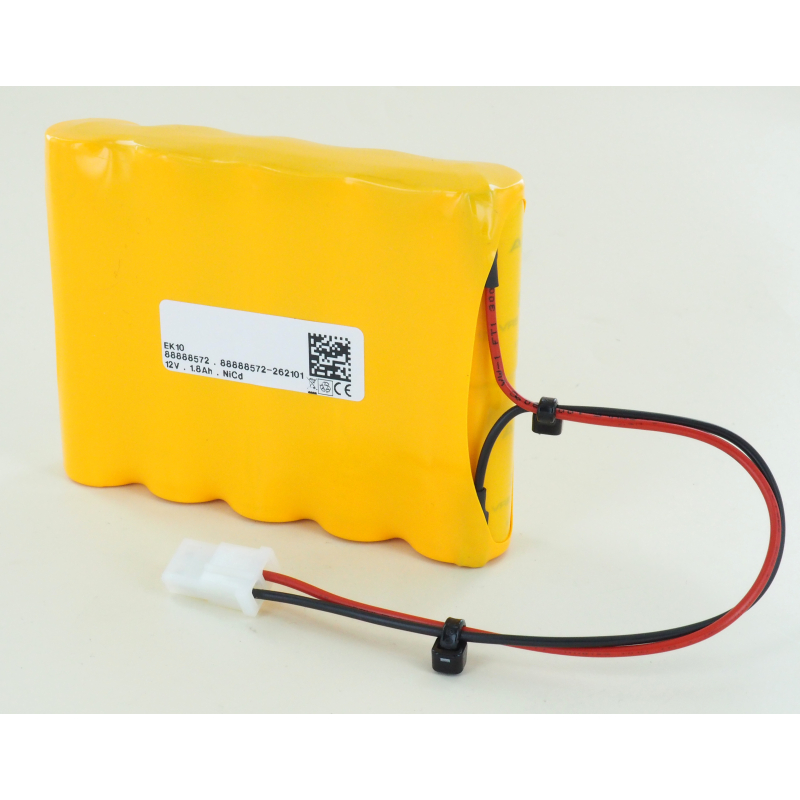 Battery 12V 1,8Ah for ECG Burdick EK10 Siemens