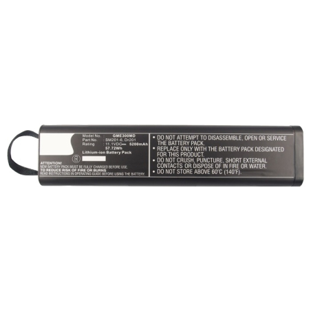 GE HEALTHCARE 11.1V 5.2Ah Battery for Dash 3000 (2017857-002)