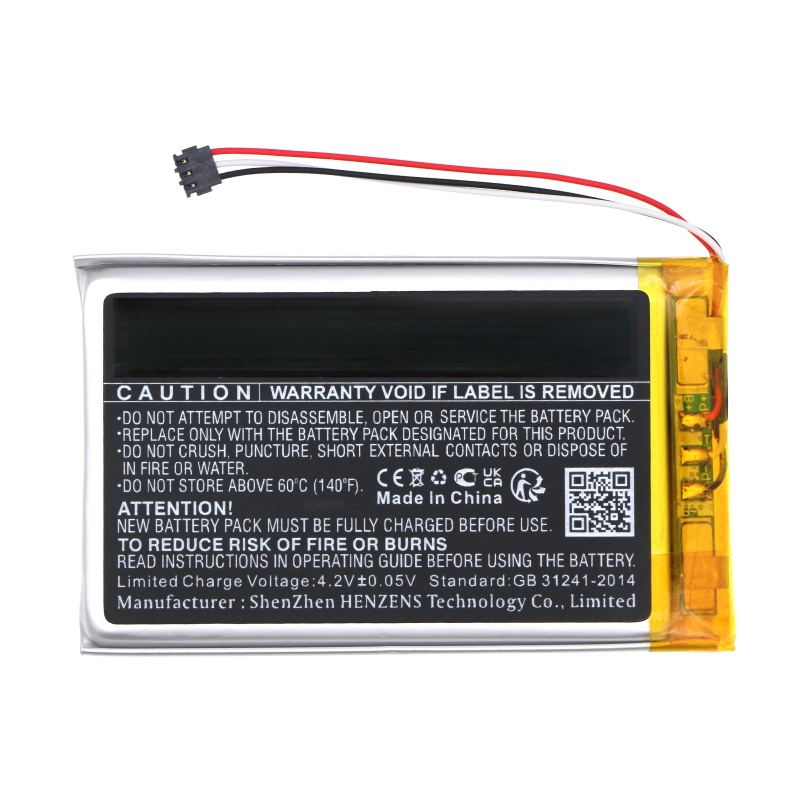 3.7V 1.2Ah Battery for SPACELABS EVO4 Holter (146-0140-00)
