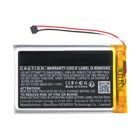 3.7V 1.2Ah Battery for SPACELABS EVO4 Holter (146-0140-00)