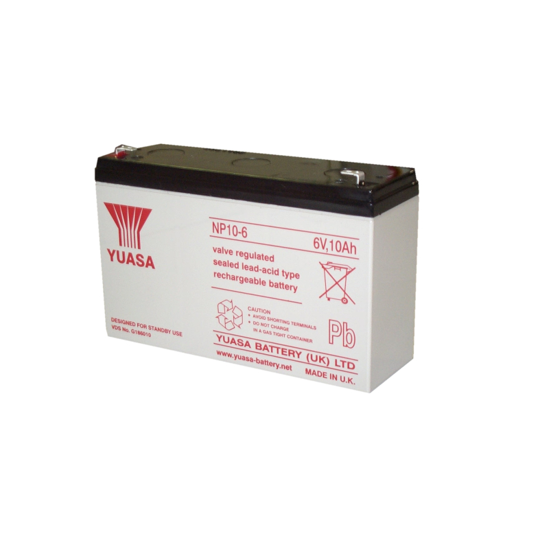 Batteria Piombo 6V 10Ah Yuasa (151X50X98) F1 (NP10-6)