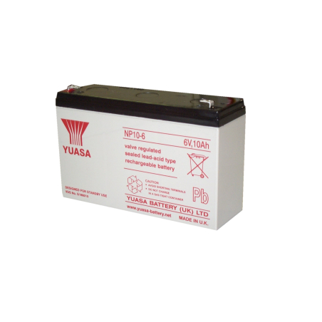 Batteria Piombo 6V 10Ah Yuasa (151X50X98) F1 (NP10-6)
