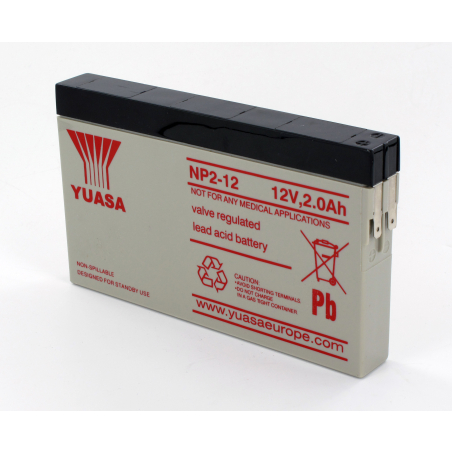Batteria Piombo 12V 2Ah Yuasa (150X20X85) (NP2-12)