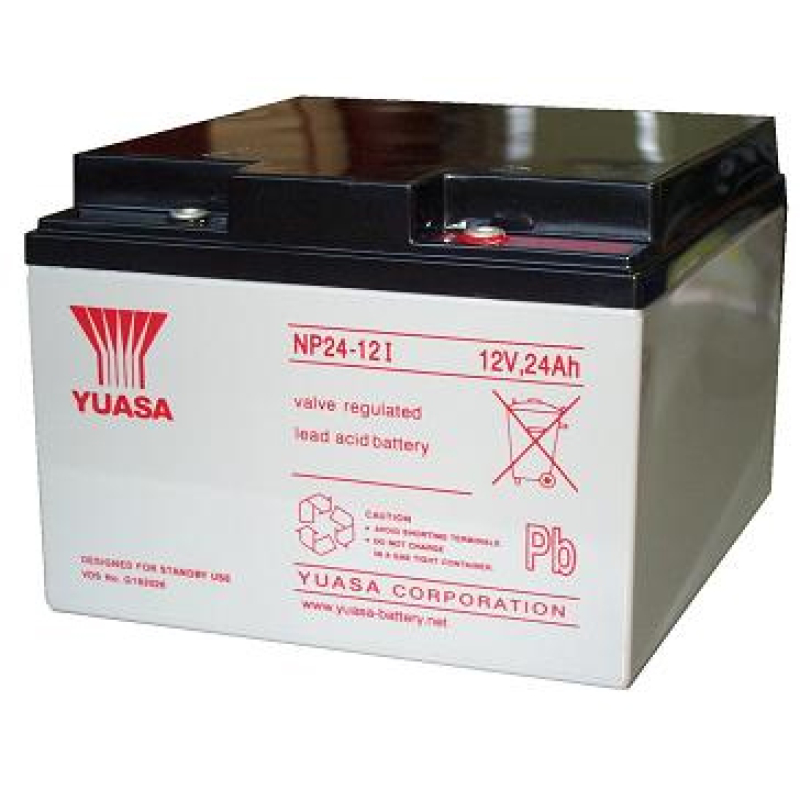 Batteria Piombo 12V 24Ah Yuasa (166X175X125) M5 (NP24-12I)