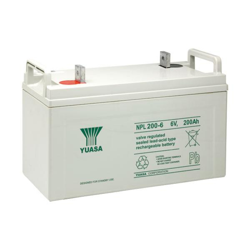 Battery Lead 6V 200Ah Yuasa (398X176X250) M10 (NPL200-6)
