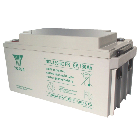 Battery Lead 6V 130Ah Yuasa (350X166X174) (NPL130-6IFR)