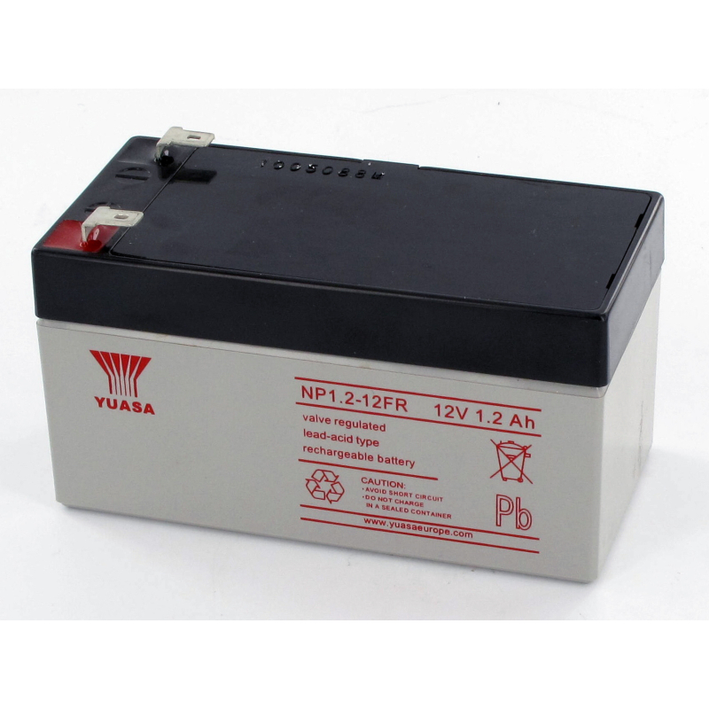 Battery Lead 12V 1.2Ah Yuasa (97X48X55) (NP1.2-12FR)