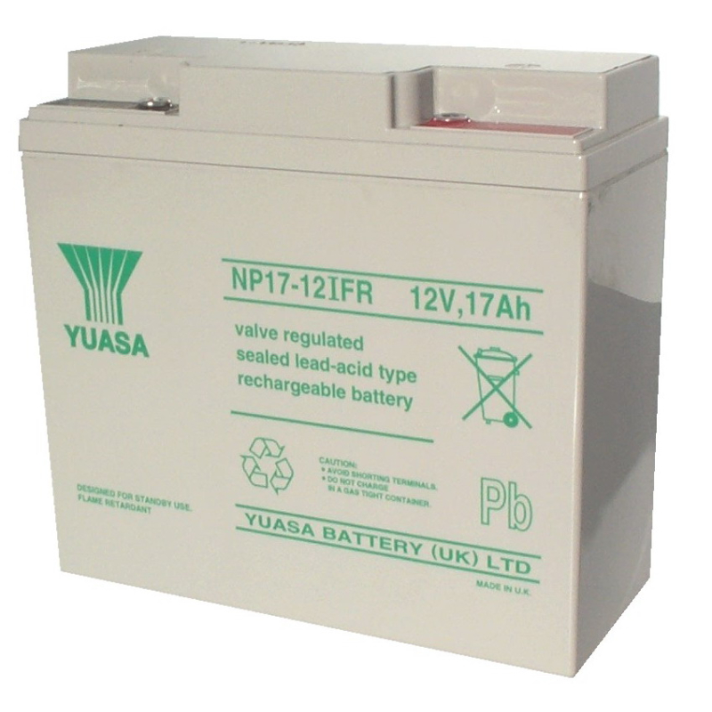 Batteria Piombo 12V 17Ah Yuasa (181X76X167) (NP17-12IFR)