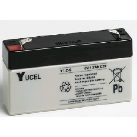 Battery Lead 6V 1.2Ah Yuasa (97X25X55) (Y1.26)