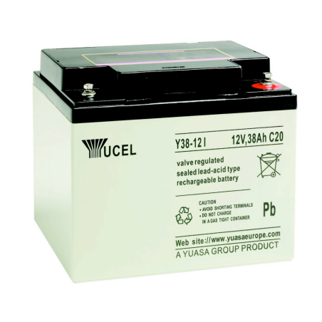 Battery Lead 12V 38Ah Yuasa (197X165X170) (Y3812I)