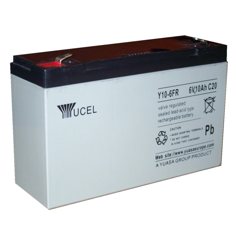 Batteria Piombo 6V 10Ah Yuasa (151X50X98) (Y10-6FR)