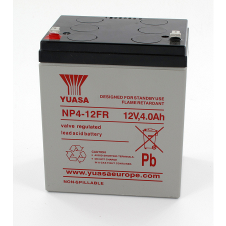 Batteria Piombo 12V 4Ah Yuasa (90X70X106) (NP4-12FR)