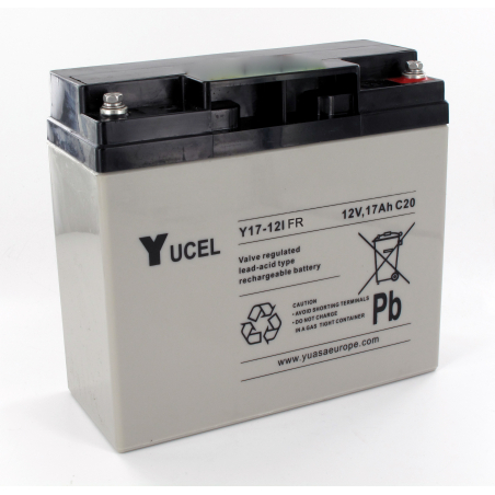 Battery Lead 12V 17Ah Yuasa (181X76X167) (Y1712FR)