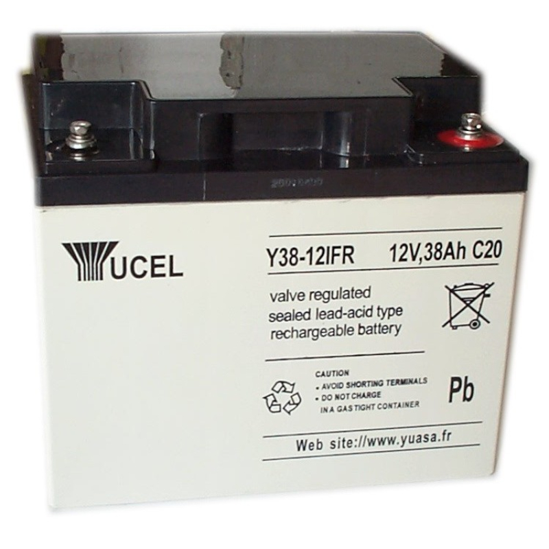 Batterie Plomb 12V 38Ah (197x165x170) FR