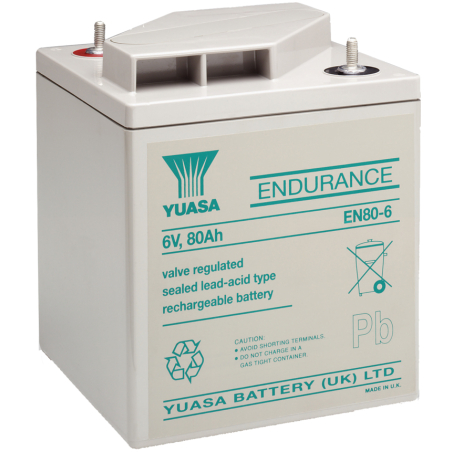 Batteria Piombo 6V 80Ah Yuasa (200X208X238) M8 (EN80-6)