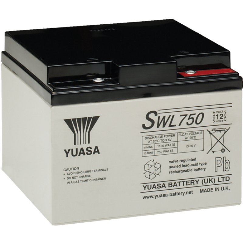 Battery Lead 12V 25Ah Yuasa (166X175X125) M5 (SWL750)