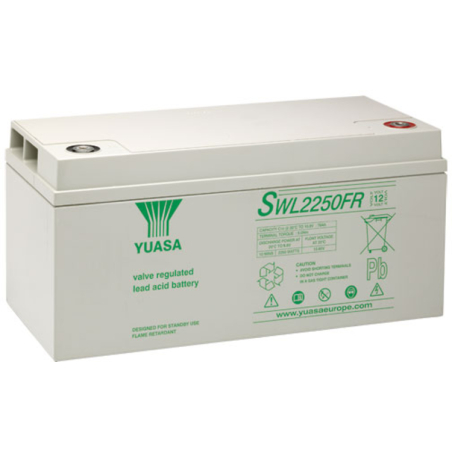 Battery Lead 12V 84Ah Yuasa (380X166X185) (SWL2250FR)