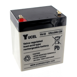 Battery Lead 12V 4Ah Yuasa (90X70X106) (Y412FR)