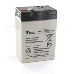 Batteria Piombo 6V 4Ah Yuasa (70X47X106) (Y46)