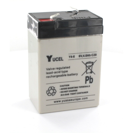 Battery Lead 6V 4Ah Yuasa (70X47X106) (Y46)