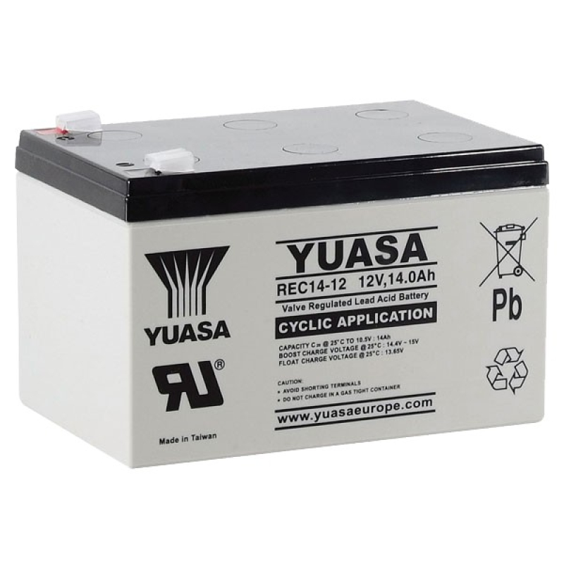 Batteria Piombo 12V 14Ah Yuasa (151X98X98) F2 (REC14-12)