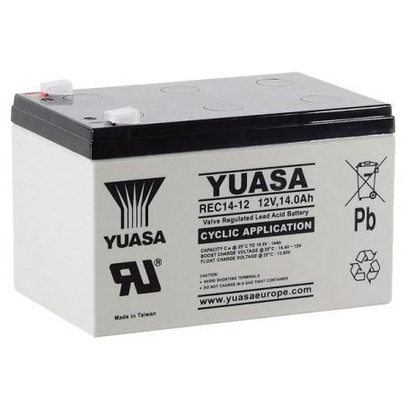 Battery Lead 12V 14Ah Yuasa (151X98X98) F2 (REC14-12)