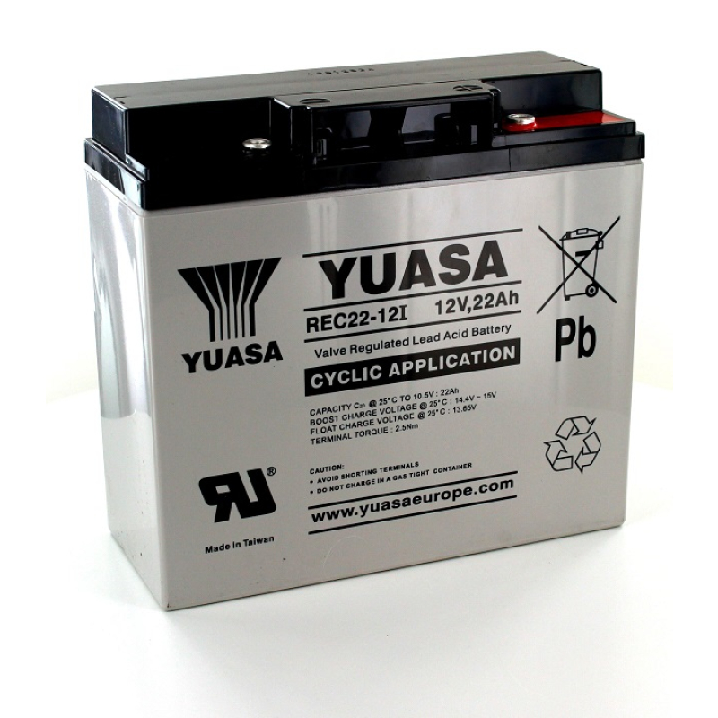 Batteria Piombo 12V 22Ah Yuasa (181X76X167) M5 (REC22-12I)