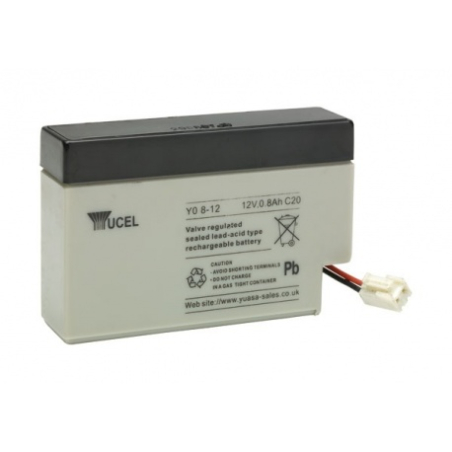 Battery Lead 12V 0.8Ah Yuasa (96X25X62) (Y0.8-12FR)