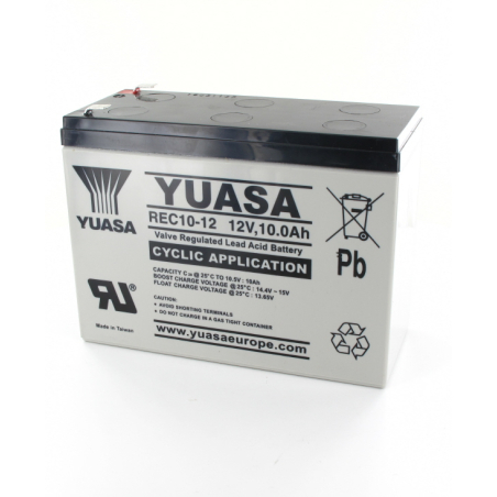 Battery Lead 12V 10Ah Yuasa (151X65X115) F2 (REC10-12)