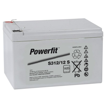 Battery Lead 12V 12Ah Exide (151X98X98) (S312/12S)