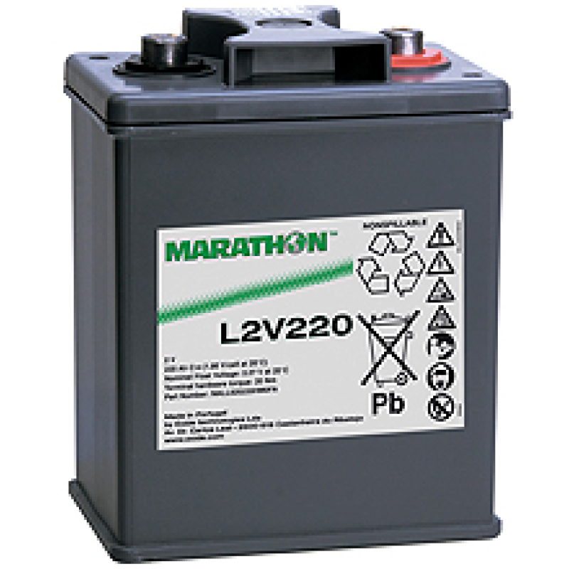 Battery Lead 2V 220Ah Exide (208X135X282) (L2V220)