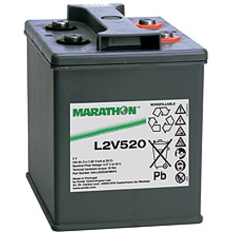 Batteria Piombo 2V 520Ah Exide (208X270X282) (L2V520)