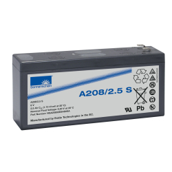 Batteria Piombo 8V 2.5Ah Exide (134X37X67) (A208/2.5S)