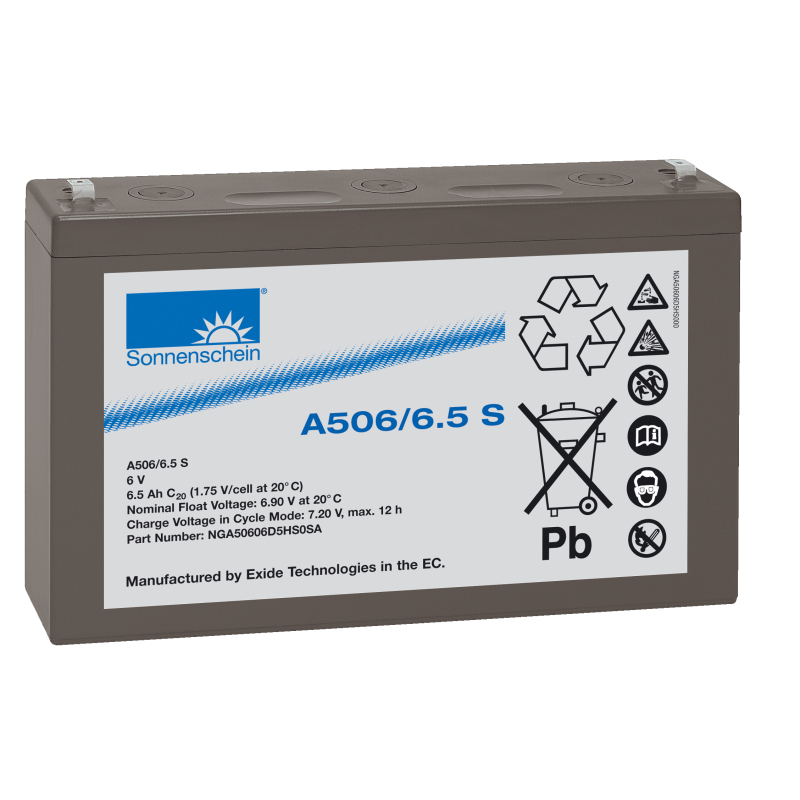 Battery Lead 6V 6.5Ah Exide (152X35X98) (A506/6.5S)