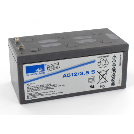 Battery Lead 12V 3.5Ah Exide (135X67X64) (A512/3.5S)