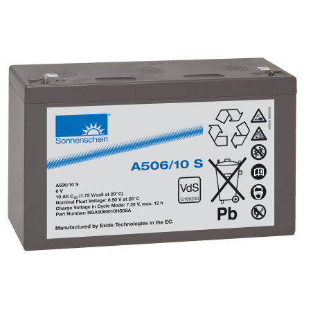Battery Lead 6V 10Ah Exide (152X51X98) (A506/10S)