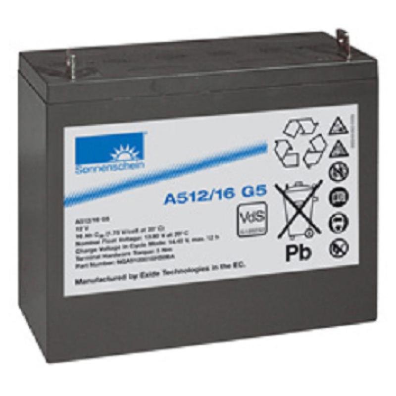 Batteria Piombo 12V 16Ah Exide (181X76X167) (A512/16G5)