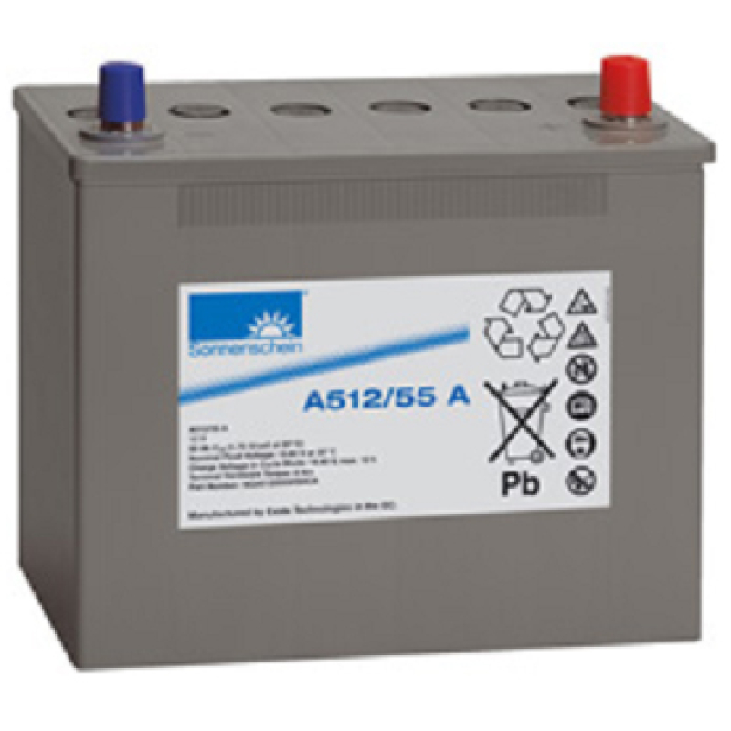 Batteria Piombo 12V 55Ah Exide (261X136X230) (A512/55A)