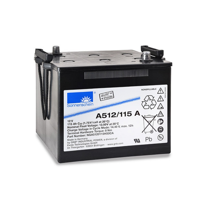 Battery Lead 12V 115Ah Exide (286X269X230) (A512/115A)