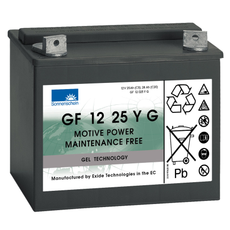 Battery Lead 12V 25Ah Exide (197X132X184) (GF12025YG)