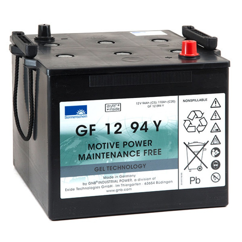 Batteria Piombo 12V 94Ah Exide (286X269X230) (GF12094Y)