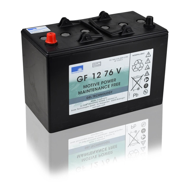 Battery Lead 12V 76Ah Exide (330X171X236) (GF12076V)