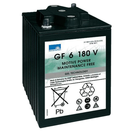 Batteria Piombo 6V 180Ah Exide (244X190X275) (GF06180V)