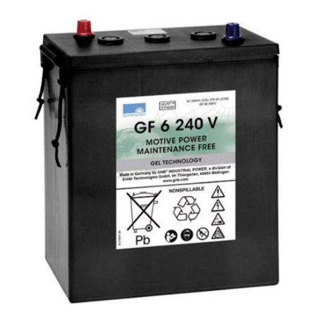Batteria Piombo 6V 240Ah Exide (312X190X359) (GF06240V)