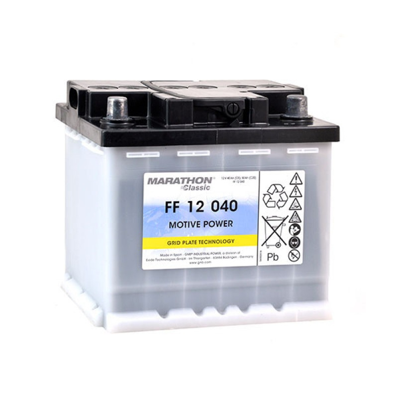 Battery Lead 12V 40Ah Exide (211X175X190) (FF12-040)