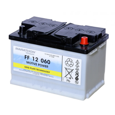 Battery Lead 12V 60Ah Exide (278X175X190) +D (FF12-060)