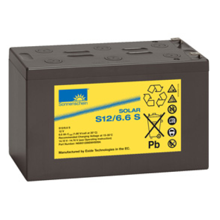 Battery Lead 12V 6.6Ah Exide (167X176X126) (S12/6.6S)
