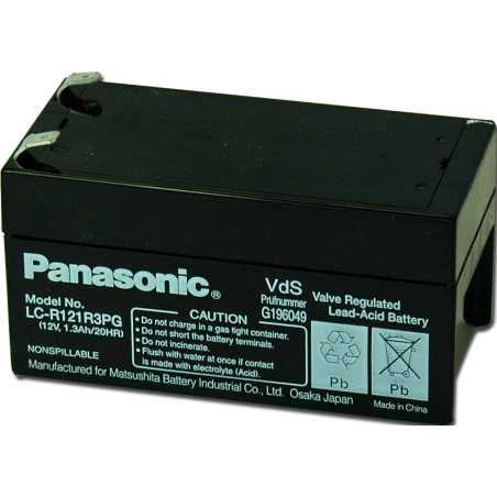 Battery Lead 12V 1.3Ah Panasonic (97X48X50) (P1312)